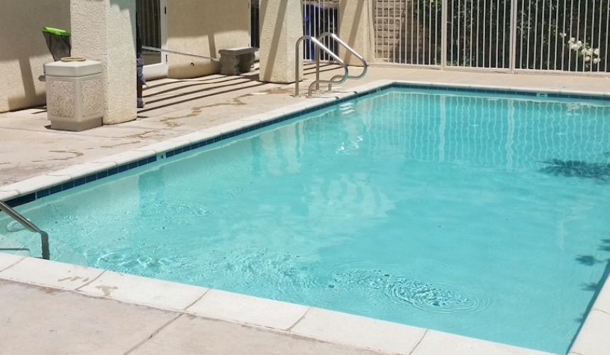 Polished Pools keeping HOA pool water sparkling fresh.
